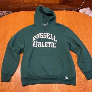 (2) Russell Athletic Hoodies Green/Navy